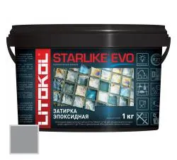 Затирка эпоксидная Litokol Starlike EVO S.110 Серый жемчуг 1кг 485140002