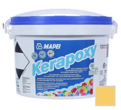 Затирка эпоксидная Mapei Kerapoxy № 150 Желтый 2кг 4515002