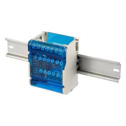 Шина на DIN-рейку REXANT в корпусе кросс-модуль 4х7 11-2304-7