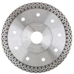 Диск алмазный Gross ф125х22,2мм, тонкий, сплошной (Jaguar), мокрый рез