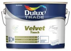 Краска для стен и потолков водно-дисперсионная Dulux Velvet Touch матовая база BW 10 л.