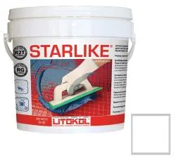 Затирка эпоксидная Litokol Litochrom Starlike 2.5кг C.470 Экстра Белый 478840003
