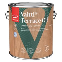 Масло для террас и садовой мебели TIKKIVALA/TIKKURILA VALTTI TERRACE OIL, бесцветный 2,7л 18745
