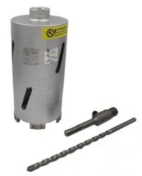 Коронка алмазная HILBERG laser deep drill по бетону 82мм HD382