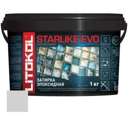 Затирка эпоксидная Litokol Starlike EVO S.105 Титановый 1кг 485130002