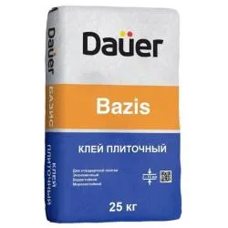 Клей для плитки Dauer BAZIS водостойкий серый 25кг