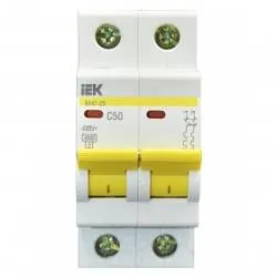 Автоматический выключатель IEK ВА47-29 2P С50 MVA20-2-050-C