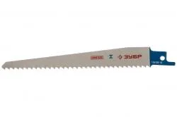 Полотно ЗУБР "ЭКСПЕРТ" S611DF для сабельной эл. ножовки Bi-Metall, дерево с гвоздями, ДСП, металл, п