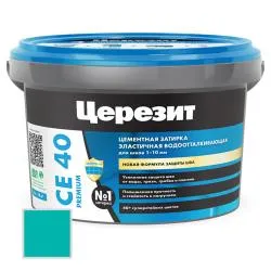Затирка цементная Ceresit CE40 №77 бирюза 2кг 1920225