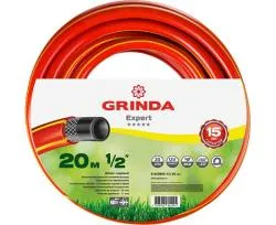 Шланг садовый GRINDA Ø 1' х 20 м, 35 атм., 3-х слойный, армированный, 8-429005-1/2-20_z02