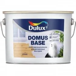 Краска грунтовочная для деревянных фасадов Dulux Domus Base белая 10 л.