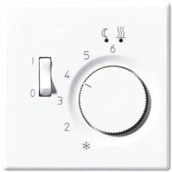 JUNG LS990 Белый Накладка регулятора теплого пола (мех. FTR231)