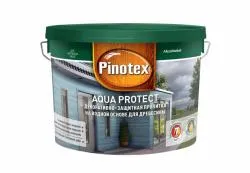 Пропитка декоративная для защиты древесины Pinotex Aqua Protect база под колеровку CLR 2,7 л.