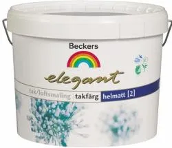 Краска BECKERS ELEGANT TAKFARG 2 для потолка, латексная глубокоматовая (10л)