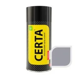 Термостойкая эмаль аэрозольная CERTA серая до 400 °C 520 мл