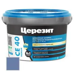 Затирка цементная Ceresit CE40 №88 темно-синий 2кг 1297277