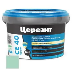 Затирка цементная Ceresit CE40 №67 киви 2кг 1956553