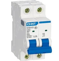 Выключатель автоматический модульный 2п C 10А 4.5кА NXB-63S (R) CHINT 296787