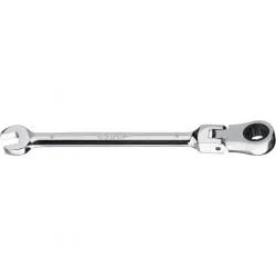 Комбинированный гаечный ключ трещоточный шарнирный, ЗУБР 8 мм,  27101-08