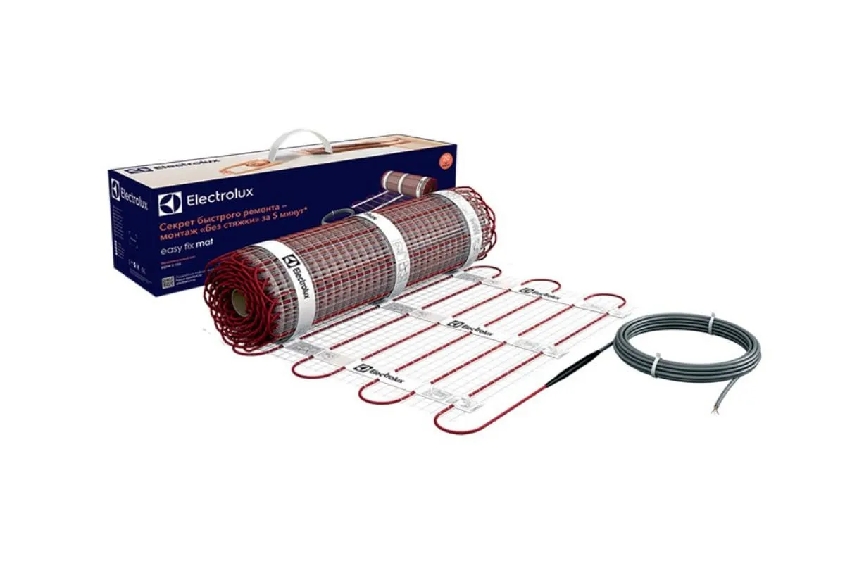 Нагревательный мат Electrolux Easy Fix Mat 10м² 1500Вт EEFM 2-150-10