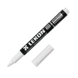 Маркер перманентный LEKON EХTRA WHITE 1,5мм цвет белый 012392