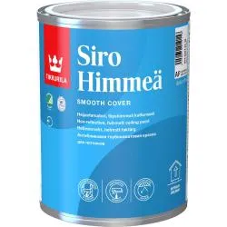 Краска для потолков TIKKURILA SIRO HIMMEA база A 0,9л глубоматовая 89102010110