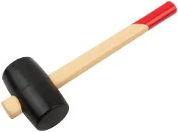 Киянка 450г SANTOOL с деревянной ручкой черная