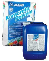 Клей для плитки MAPEI KERACRETE POLVERE двухкомпонентный белый 25кг