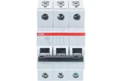Автоматический выключатель ABB S203 3P C63 А 6 кА 2CDS253001R0634