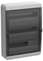 Бокс навесной IEK TEKFOR КМПн-54 IP65 54 модуля черная прозрачная дверца TF5-KP72-N-54-65-K03-K02