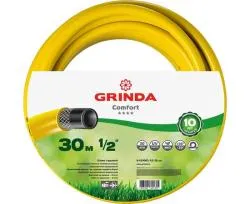 Шланг садовый COMFORT GRINDA Ø 1/2' х 30 м, 30 атм., 3-х слойный, армированный,  8-429003-1/2-30_z02