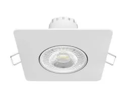 Светильник Gauss Квадрат. Белый, 6W,90х90х56, Ø65мм  500 Lm LED 2700K 1/40
