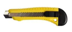 Нож Ultima, 18 мм, выдвижное лезвие, металлическая направляющая (1 уп- 25 шт, 1 кор- 250 шт)