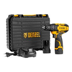 Дрель-шуруповерт аккумуляторная Denzel CDQ-12 Li-Ion 12 В 26106