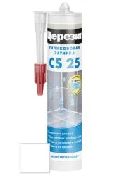 Затирка силиконовая Ceresit CS25 №01 белый 280мл 1095674