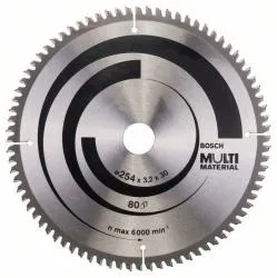 Диск пильный BOSCH Multi Material 254 х 30мм Т80 2608640450