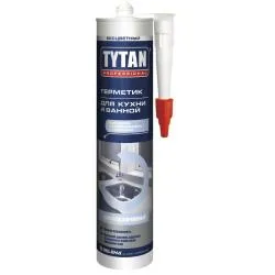 Герметик силиконакриловый TYTAN для кухни и ванной 310мл бесцветный