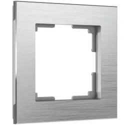 Рамка на 1 пост Werkel алюминий  WL11-Frame-01