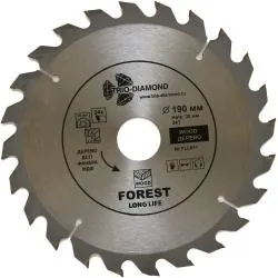 Диск пильный Trio-Diamond FOREST LONG LIFE 190х20/30х2,3мм 24T FLL811