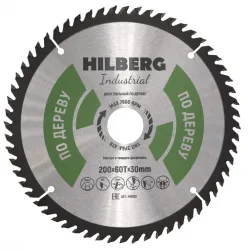 Диск пильный Hilberg INDUSTRIAL дерево 200х30х2,2мм 60T HW202