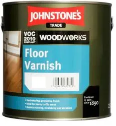 Паркетный лак Johnstone`s Floor Varnish полуматовый 2,5 л.