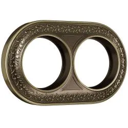 Рамка на 2 поста бронза WERKEL WL70-frame-02