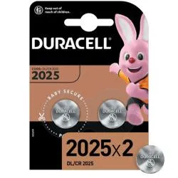 Батарейка литиевая Duracell CR2025, 2 шт