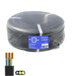 Кабель ВВГ-Пнг(А)-LS MAXI CABLE 3х1,5мм с марк ГОСТ упак 10м 88321-10