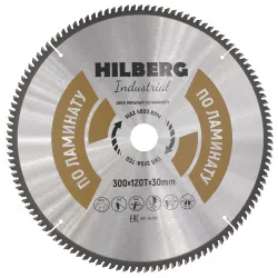 Диск пильный Hilberg INDUSTRIAL ламинат 300х30х3мм 120T HL300