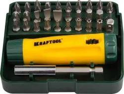 Набор ответрток KRAFTOOL Mini-Box-32 реверсивная отвертка с насадками 32 шт 26142-H32