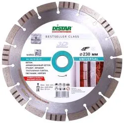 Диск алмазный алмазный Bestseller Universal 1A1RSS/C3-H 115x2.2/1,4x10x22,23-9 14315129009