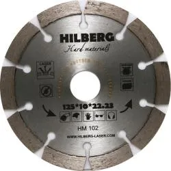 Диск алмазный HILBERG HARD MATERIALS LASER 125мм HM102