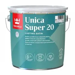 Лак TIKKURILA UNICA SUPER - 20 алкид полиуретановая полуматовый (2,7л)