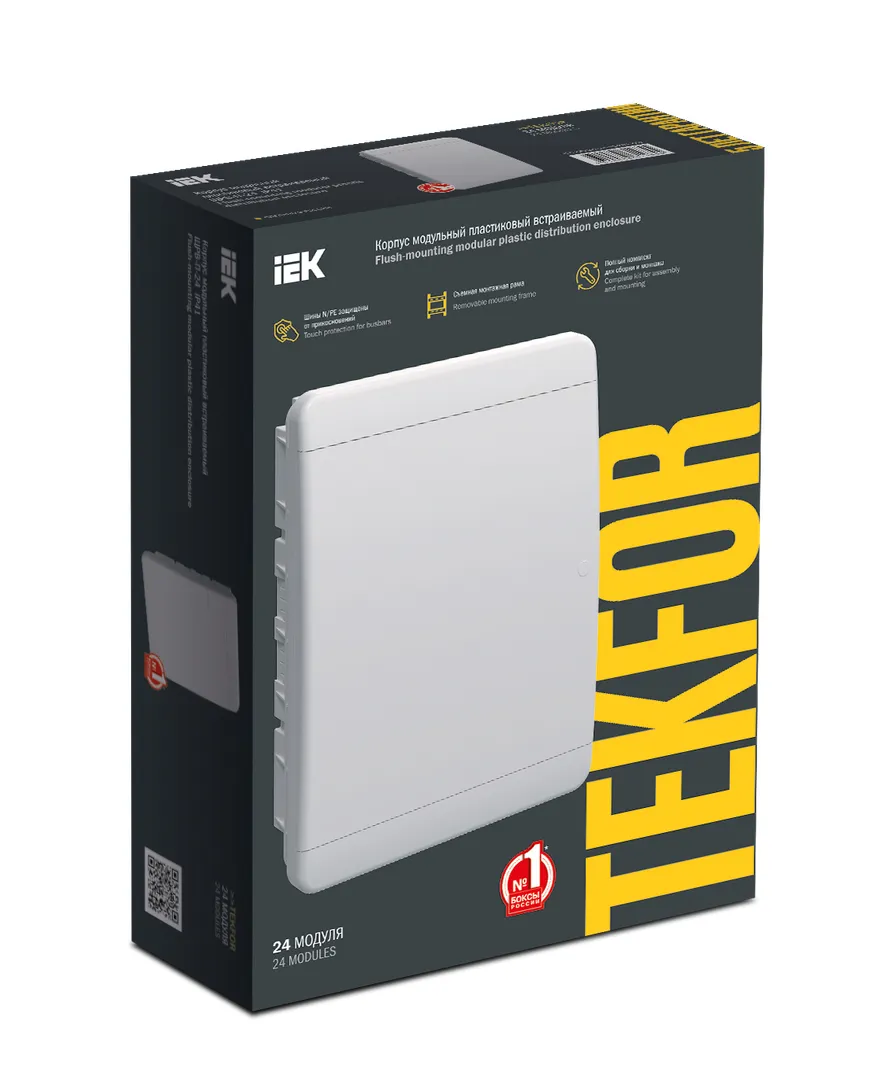 IEK TEKFOR Корпус пласт. ЩРВ-П-24 IP41 бел. дверь